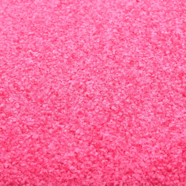 Deurmat wasbaar 40x60 cm roze - Griffin Retail