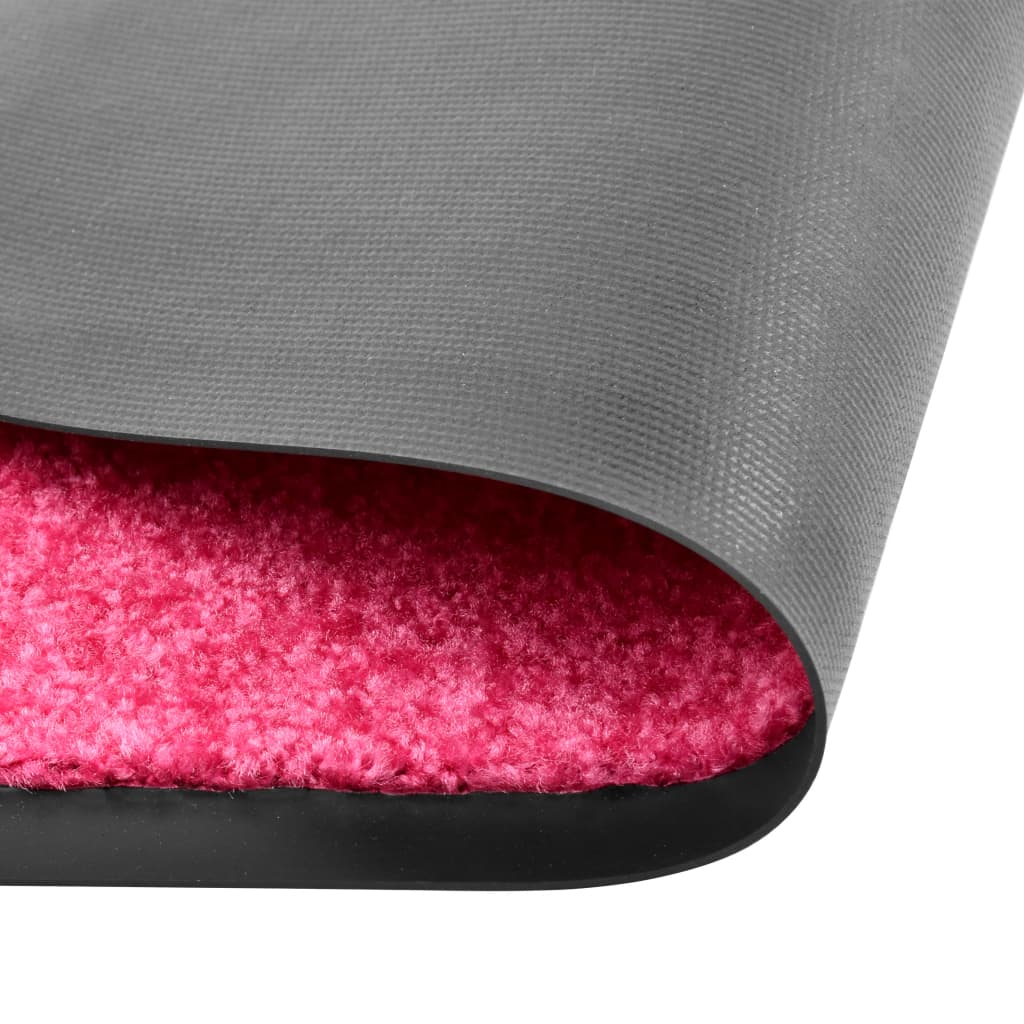 Deurmat wasbaar 40x60 cm roze - Griffin Retail