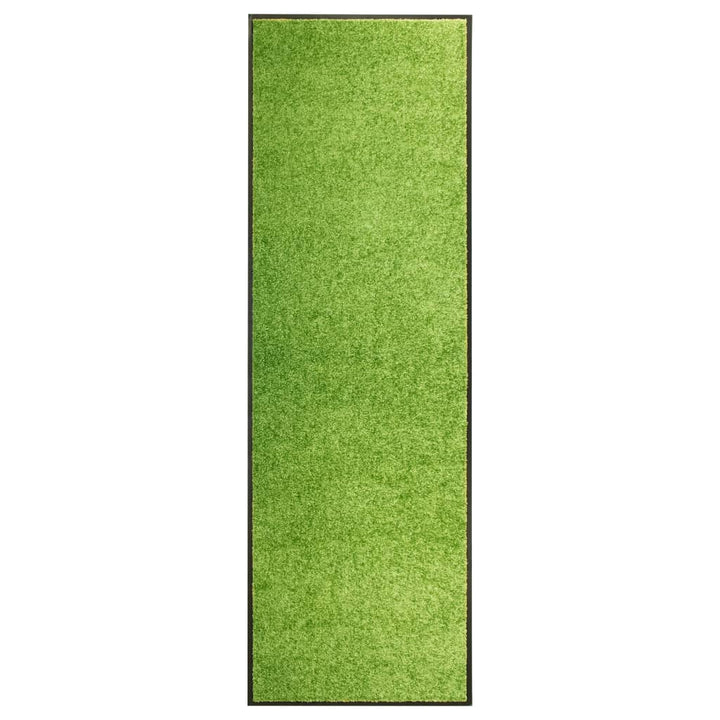 Deurmat wasbaar 60x180 cm groen - Griffin Retail