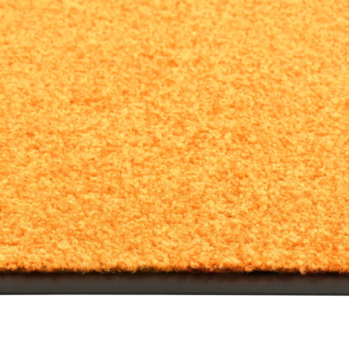 Deurmat wasbaar 60x180 cm oranje - Griffin Retail