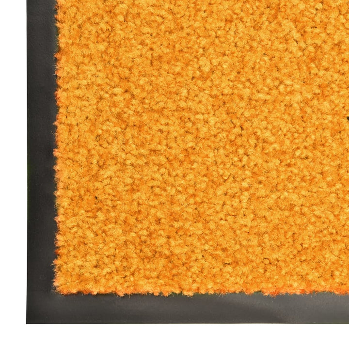 Deurmat wasbaar 60x180 cm oranje - Griffin Retail