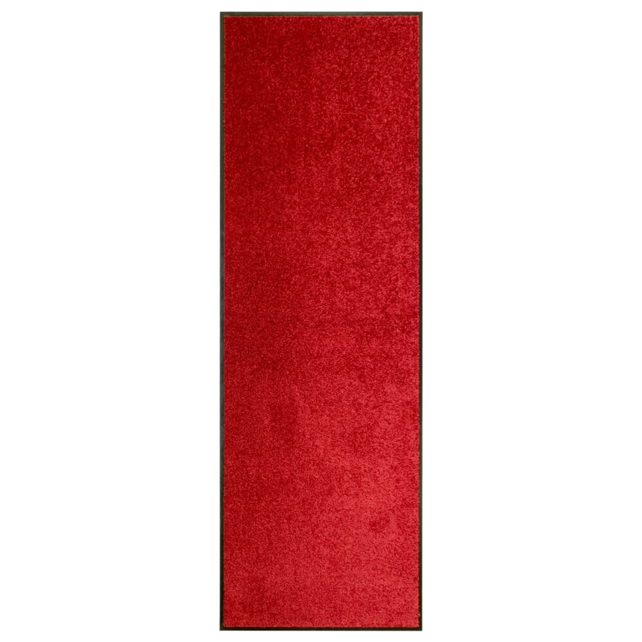 Deurmat wasbaar 60x180 cm rood - Griffin Retail