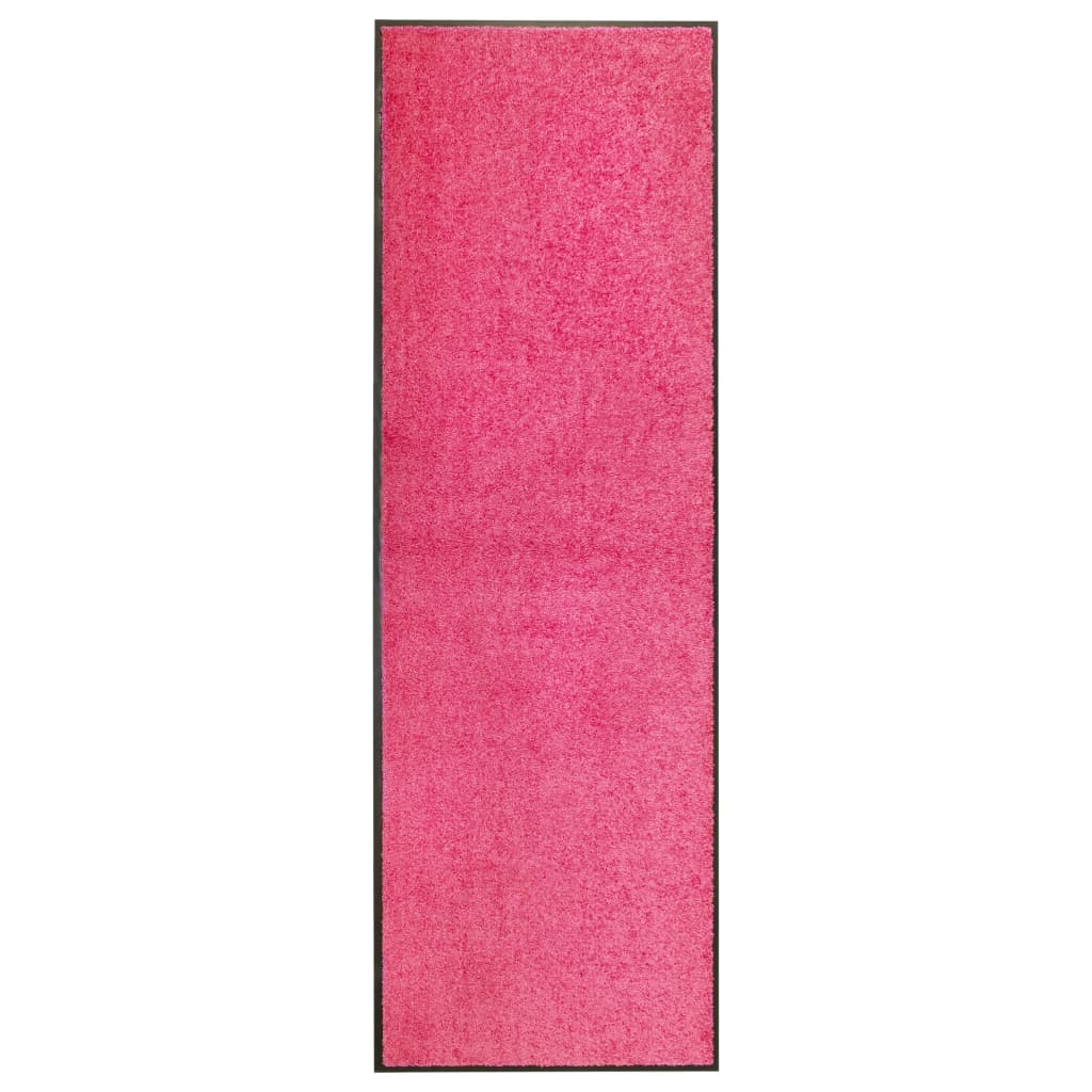 Deurmat wasbaar 60x180 cm roze - Griffin Retail