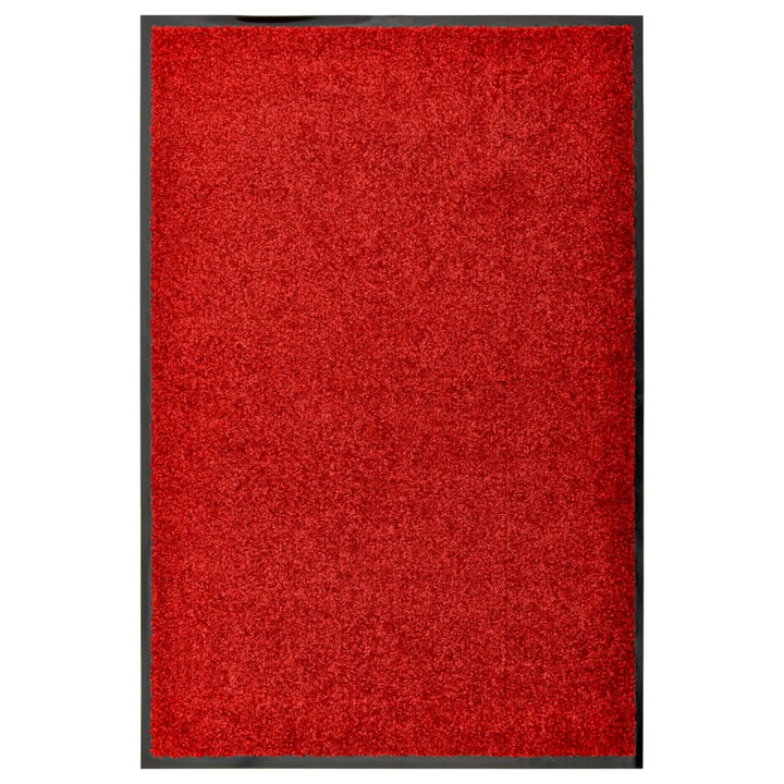 Deurmat wasbaar 60x90 cm rood - Griffin Retail