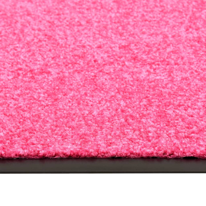 Deurmat wasbaar 60x90 cm roze - Griffin Retail