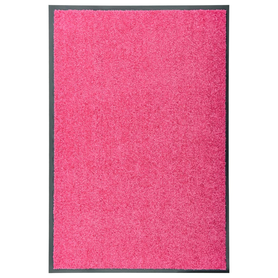 Deurmat wasbaar 60x90 cm roze - Griffin Retail