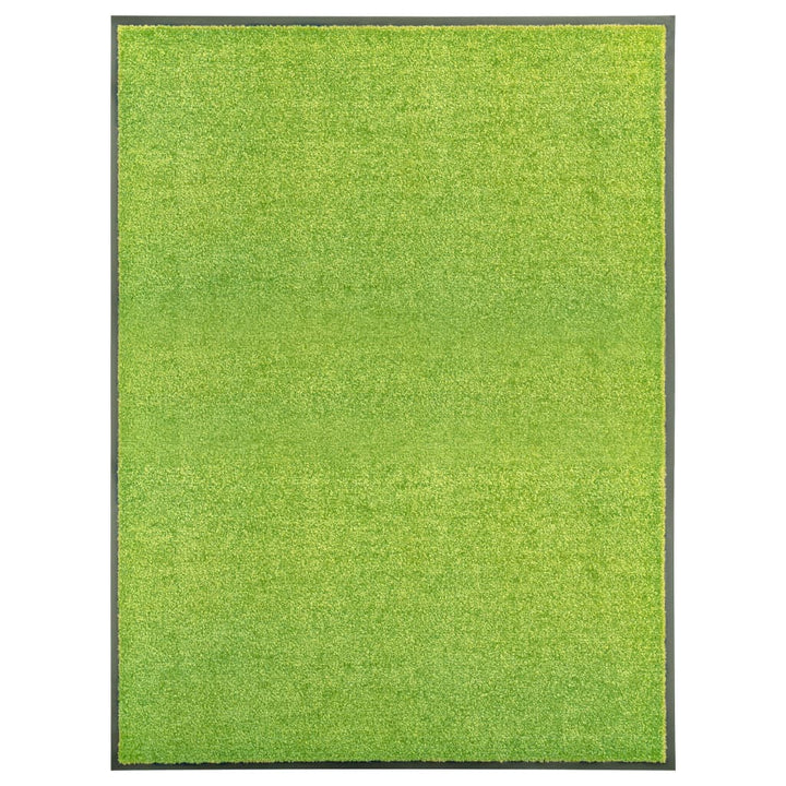 Deurmat wasbaar 90x120 cm groen - Griffin Retail