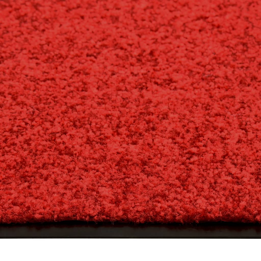 Deurmat wasbaar 90x120 cm rood - Griffin Retail