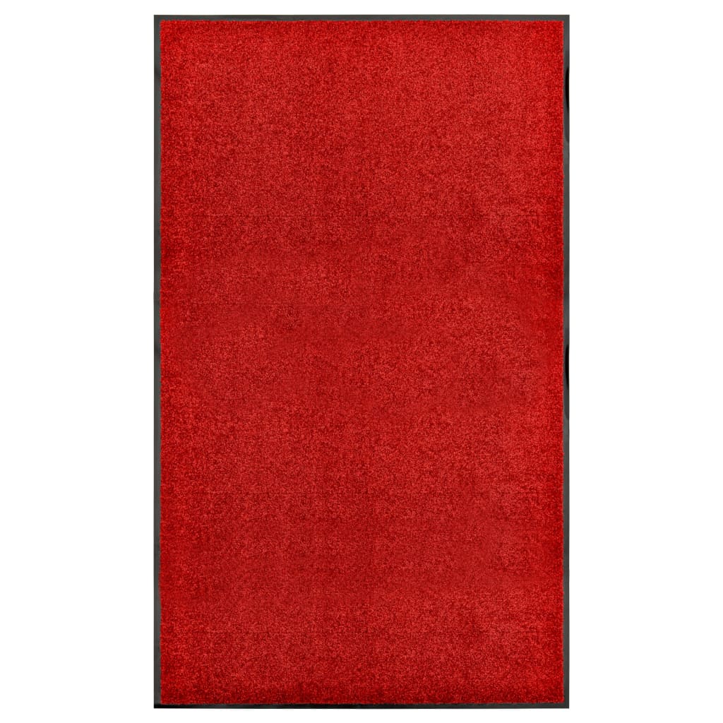 Deurmat wasbaar 90x150 cm rood - Griffin Retail