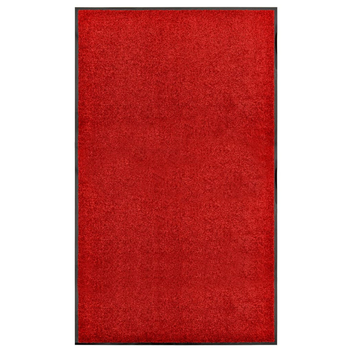 Deurmat wasbaar 90x150 cm rood - Griffin Retail