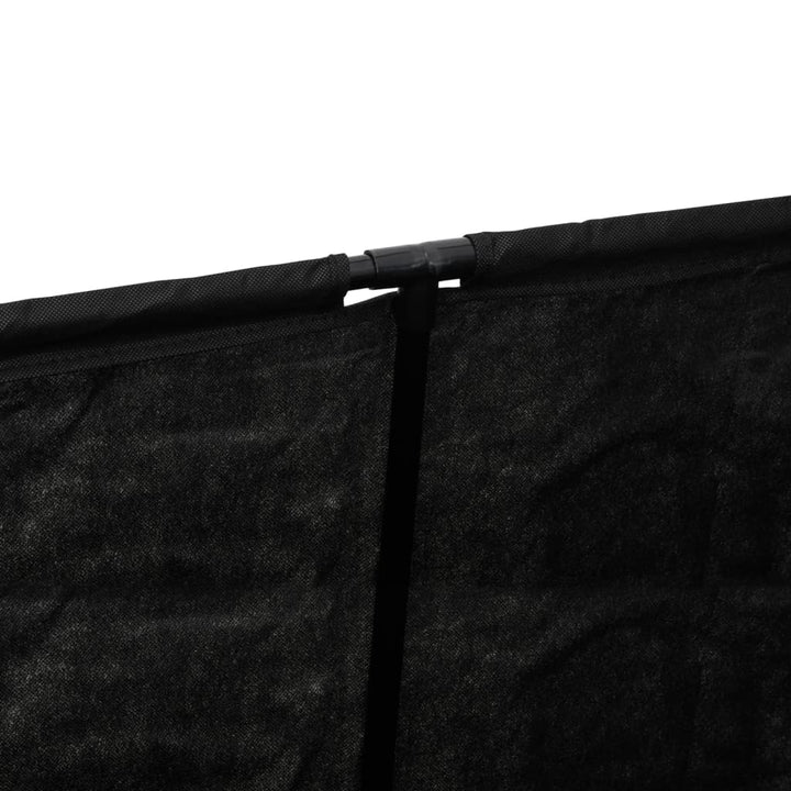 Dierenhok kleine dieren 105x34,5x45 cm stof zwart - Griffin Retail