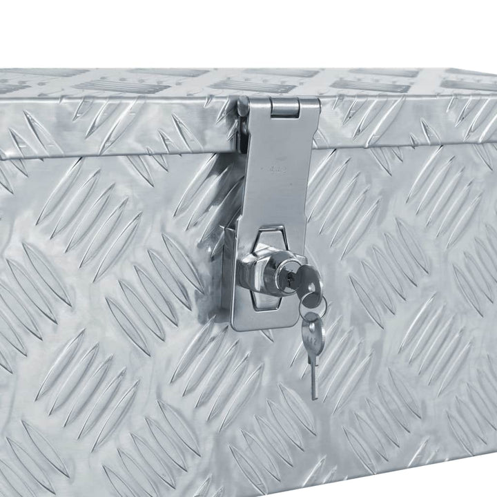 Doos 48,5x14x20 cm aluminium zilverkleurig - Griffin Retail