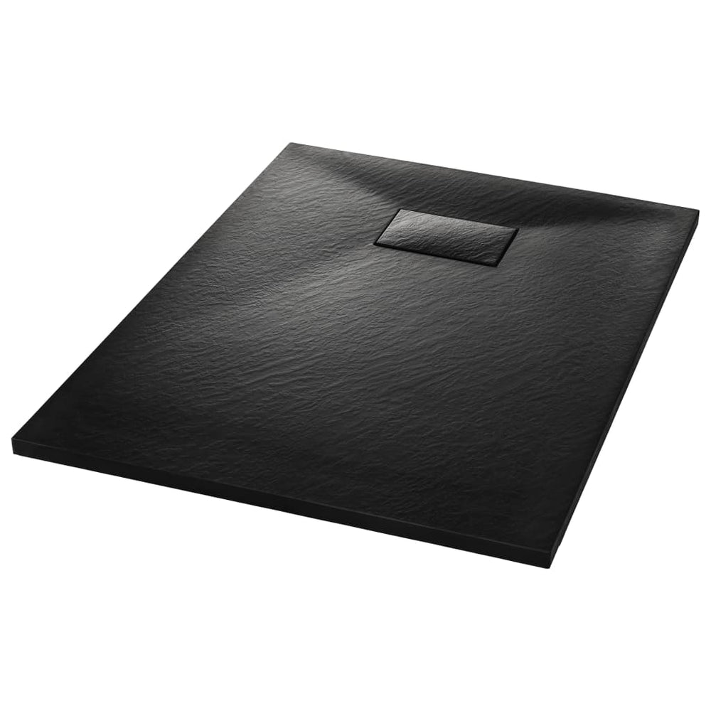 Douchebak 100x70 cm SMC zwart - Griffin Retail