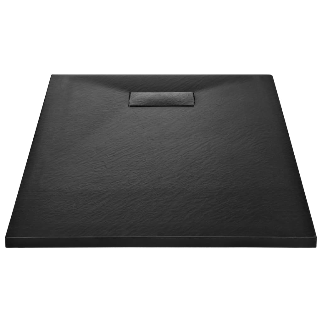 Douchebak 100x80 cm SMC zwart - Griffin Retail