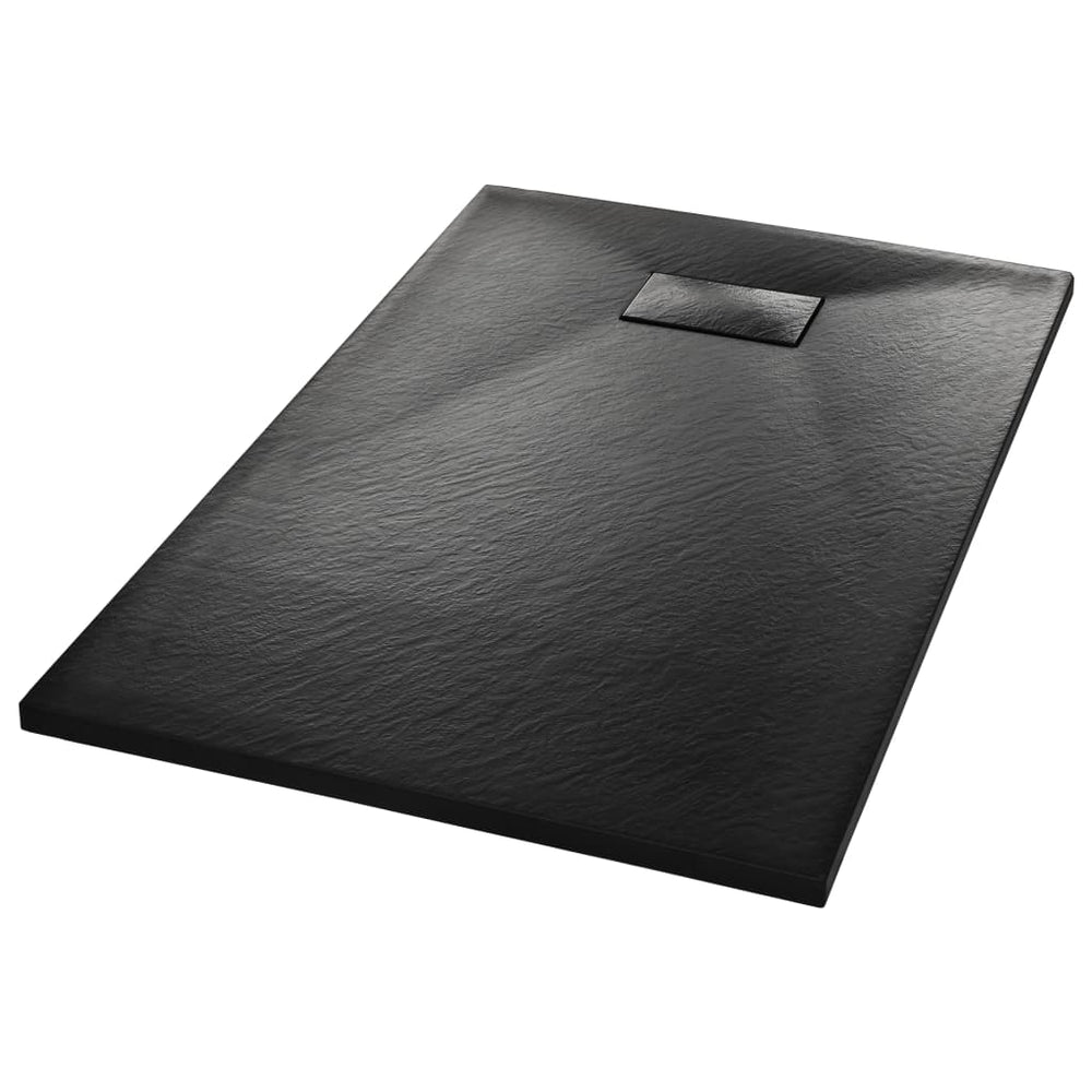 Douchebak 100x80 cm SMC zwart - Griffin Retail