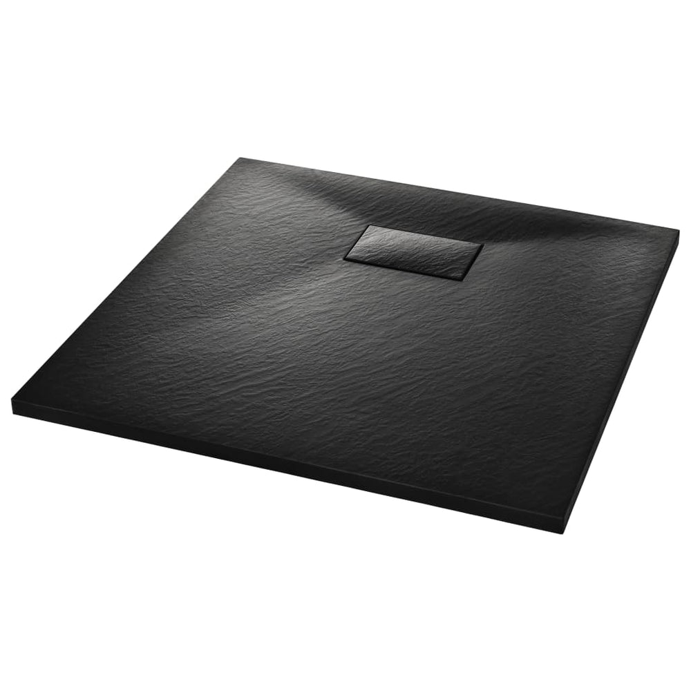 Douchebak 80x80 cm SMC zwart - Griffin Retail