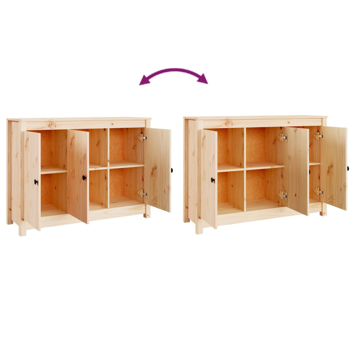 Dressoir 100x35x74 cm massief grenenhout - Griffin Retail