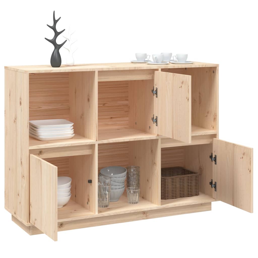 Dressoir 110,5x35x80 cm massief grenenhout - Griffin Retail