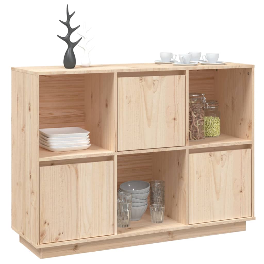 Dressoir 110,5x35x80 cm massief grenenhout - Griffin Retail