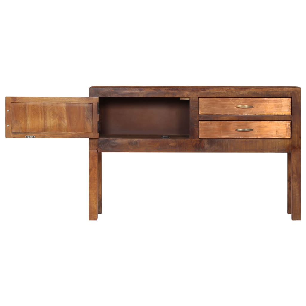 Dressoir 118x30x75 cm massief mangohout - Griffin Retail