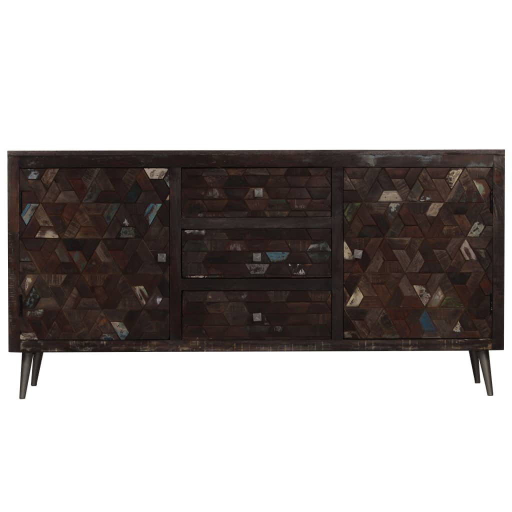 Dressoir 160x40x80 cm massief gerecycled hout - Griffin Retail