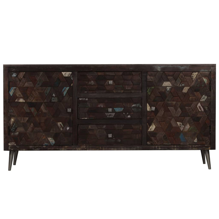 Dressoir 160x40x80 cm massief gerecycled hout - Griffin Retail