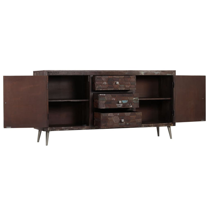 Dressoir 160x40x80 cm massief gerecycled hout - Griffin Retail