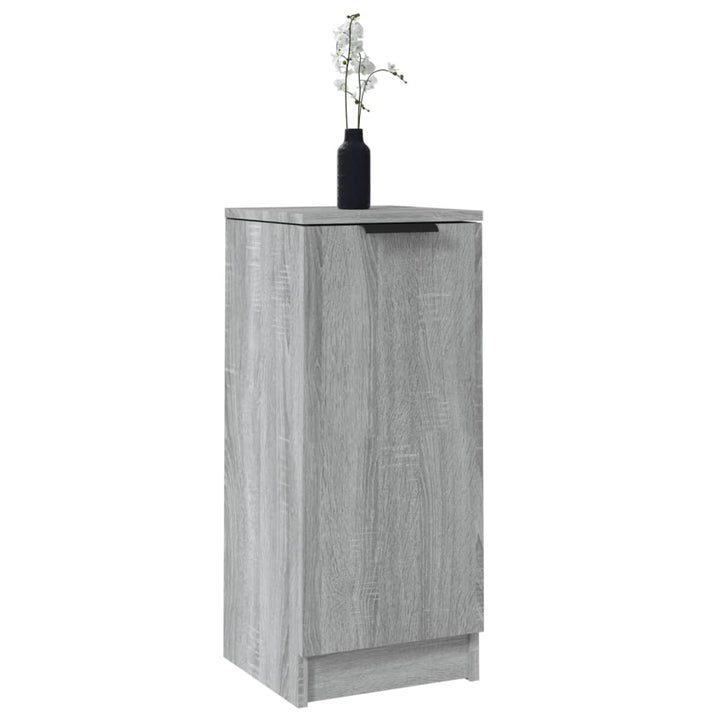 Dressoir 30x30x70 cm bewerkt hout grijs sonoma eikenkleurig - Griffin Retail