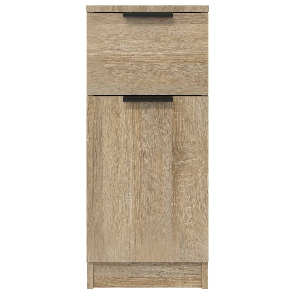 Dressoir 30x30x70 cm bewerkt hout sonoma eikenkleurig - Griffin Retail