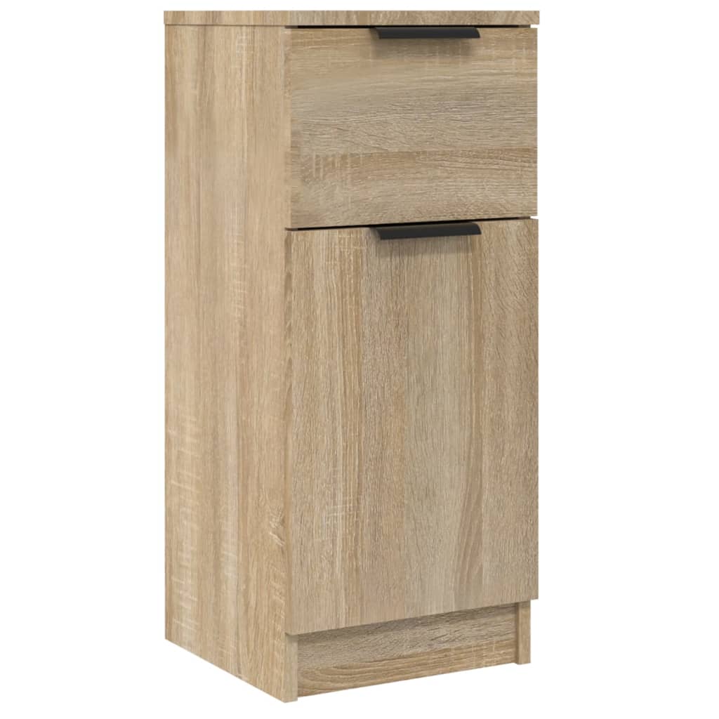 Dressoir 30x30x70 cm bewerkt hout sonoma eikenkleurig - Griffin Retail