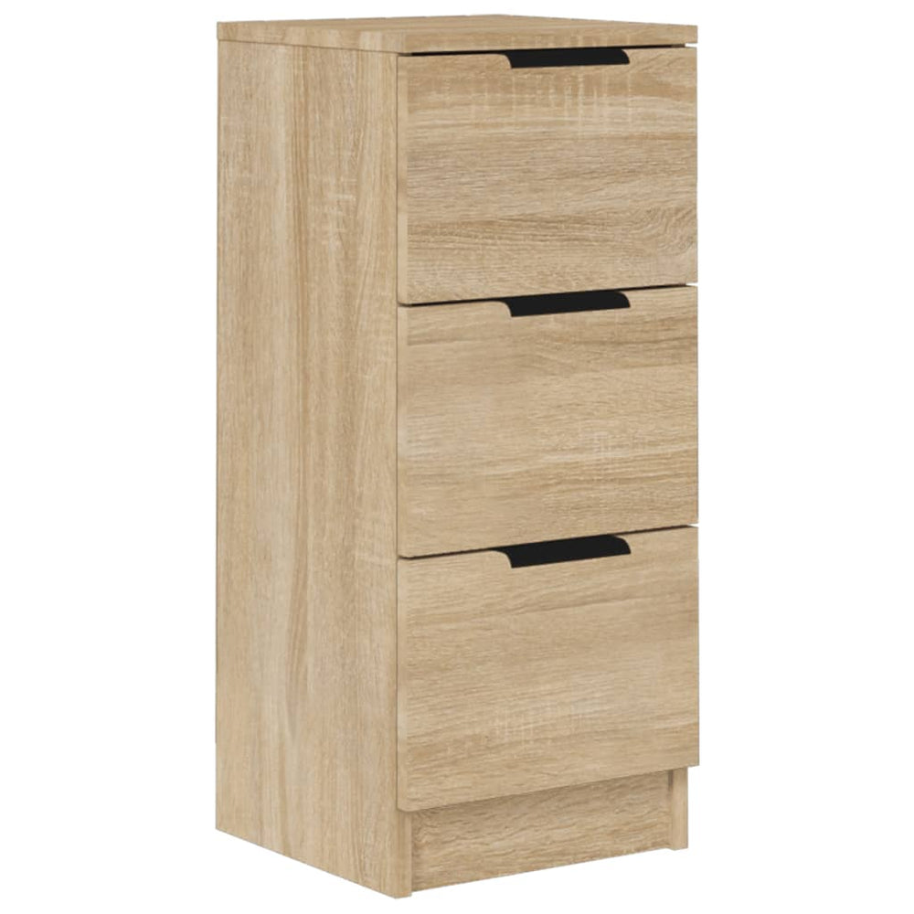 Dressoir 30x30x70 cm bewerkt hout sonoma eikenkleurig - Griffin Retail