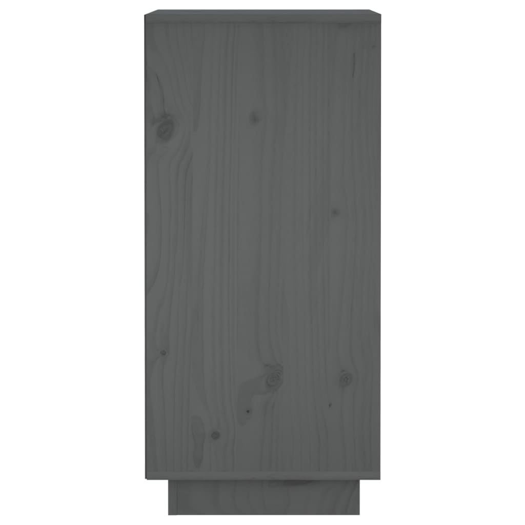 Dressoir 31,5x34x75 cm massief grenenhout grijs - Griffin Retail