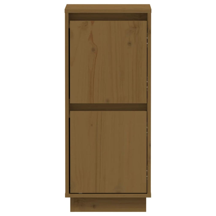 Dressoir 31,5x34x75 cm massief grenenhout honingbruin - Griffin Retail