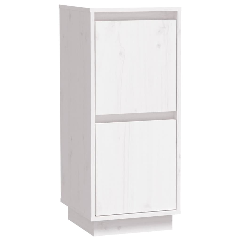 Dressoir 31,5x34x75 cm massief grenenhout wit - Griffin Retail