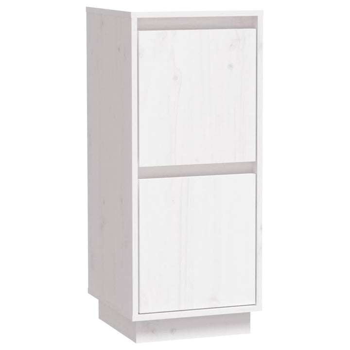 Dressoir 31,5x34x75 cm massief grenenhout wit - Griffin Retail