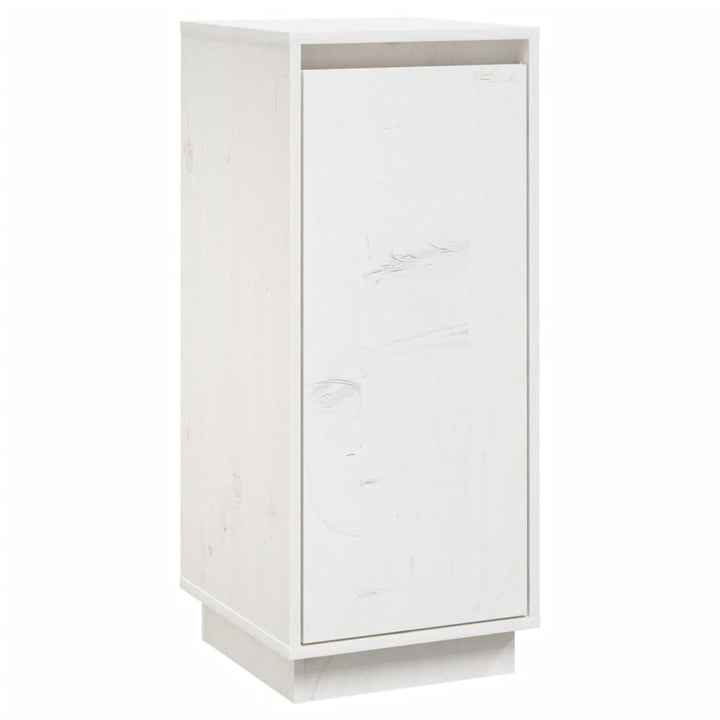 Dressoir 31,5x34x75 cm massief grenenhout wit - Griffin Retail