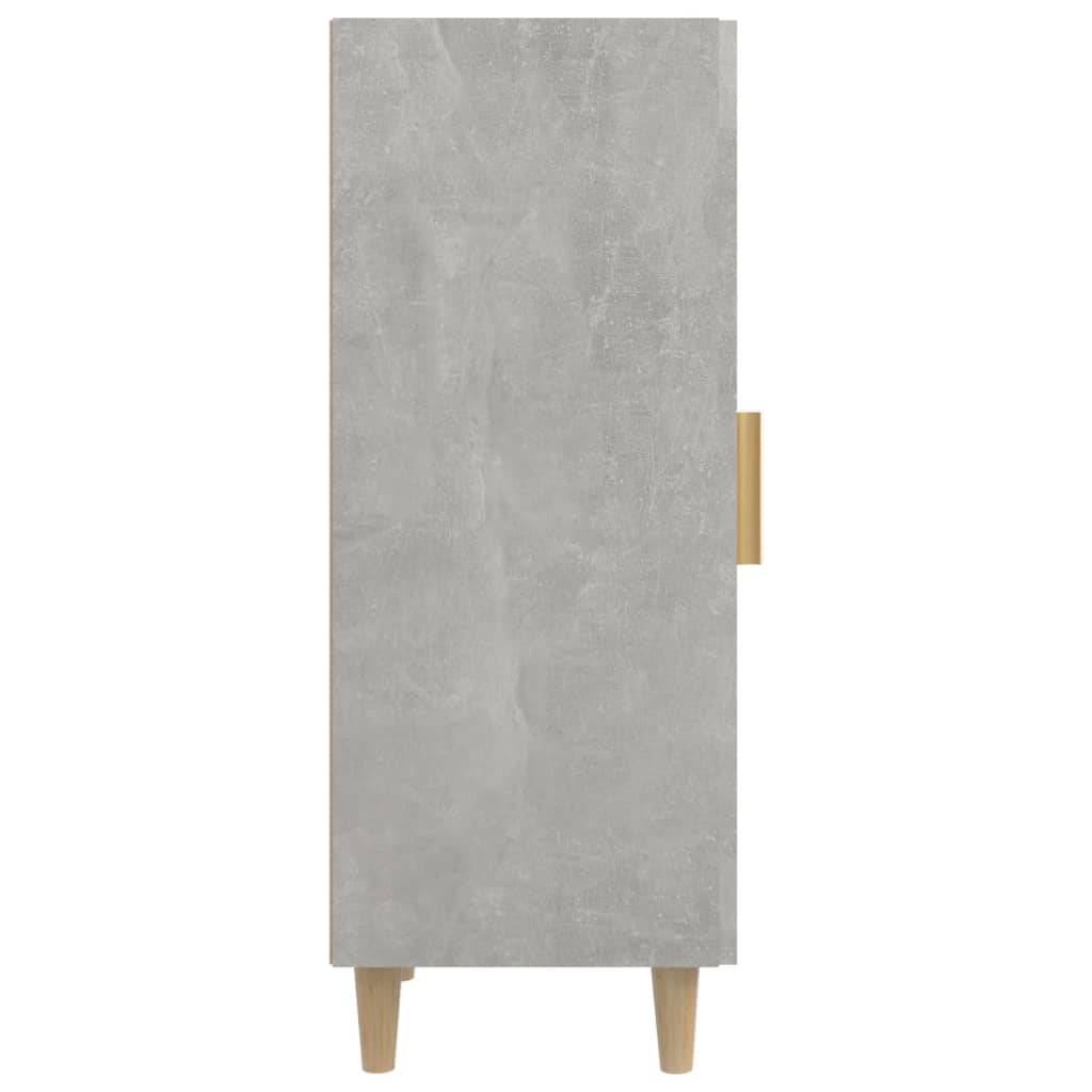 Dressoir 34,5x34x90 cm bewerkt hout betongrijs - Griffin Retail
