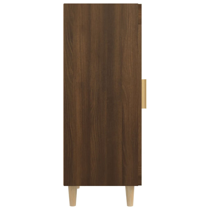 Dressoir 34,5x34x90 cm bewerkt hout bruineikenkleurig - Griffin Retail