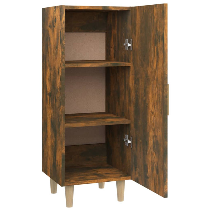 Dressoir 34,5x34x90 cm bewerkt hout gerookt eikenkleurig - Griffin Retail