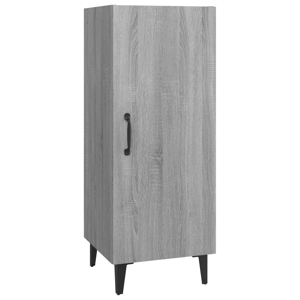 Dressoir 34,5x34x90 cm bewerkt hout grijs sonoma eikenkleurig - Griffin Retail
