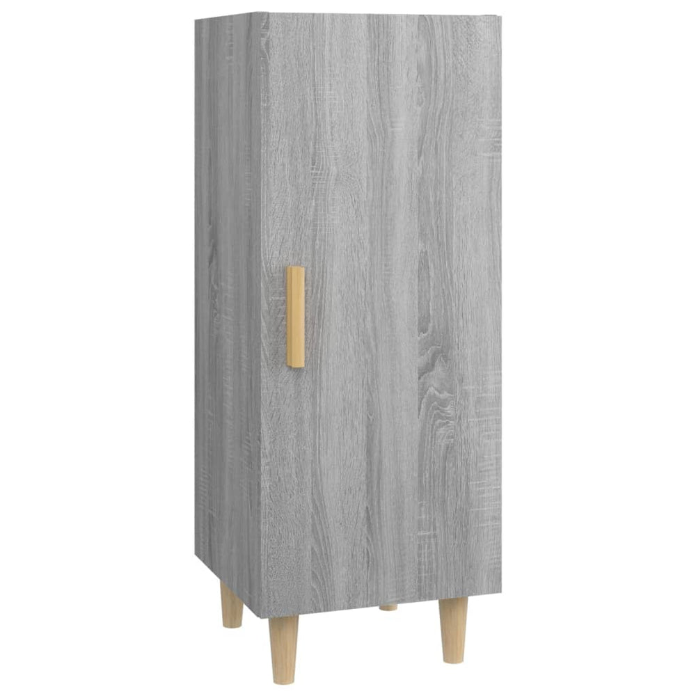 Dressoir 34,5x34x90 cm bewerkt hout grijs sonoma eikenkleurig - Griffin Retail