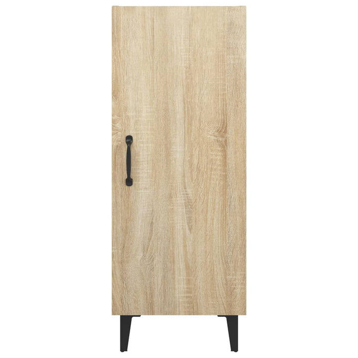 Dressoir 34,5x34x90 cm bewerkt hout sonoma eikenkleurig - Griffin Retail