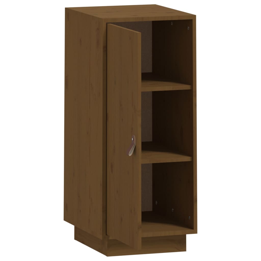 Dressoir 34x40x75 cm massief grenenhout honingbruin - Griffin Retail