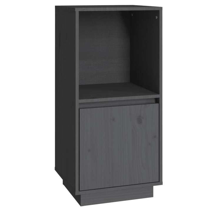 Dressoir 38x35x80 cm massief grenenhout grijs - Griffin Retail