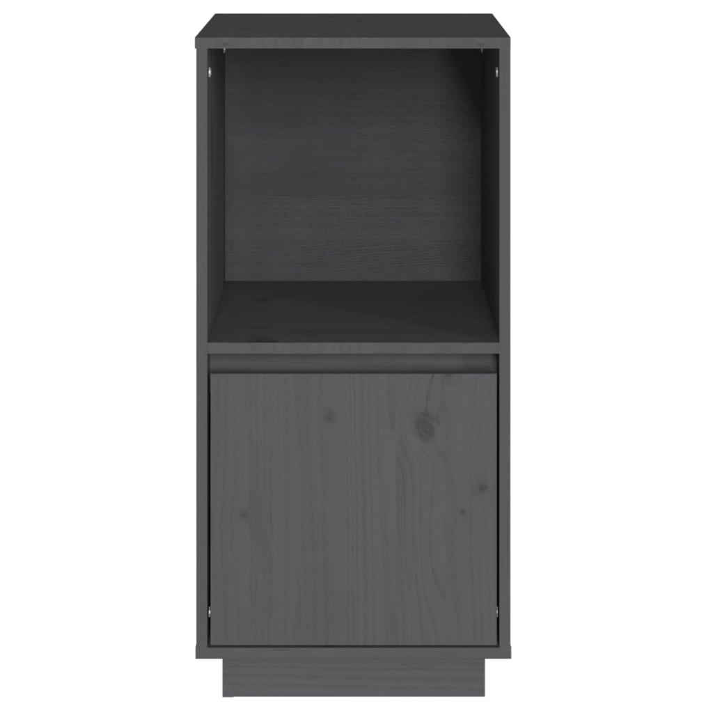 Dressoir 38x35x80 cm massief grenenhout grijs - Griffin Retail