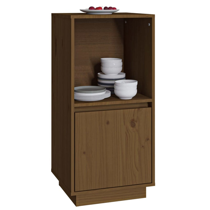 Dressoir 38x35x80 cm massief grenenhout honingbruin - Griffin Retail