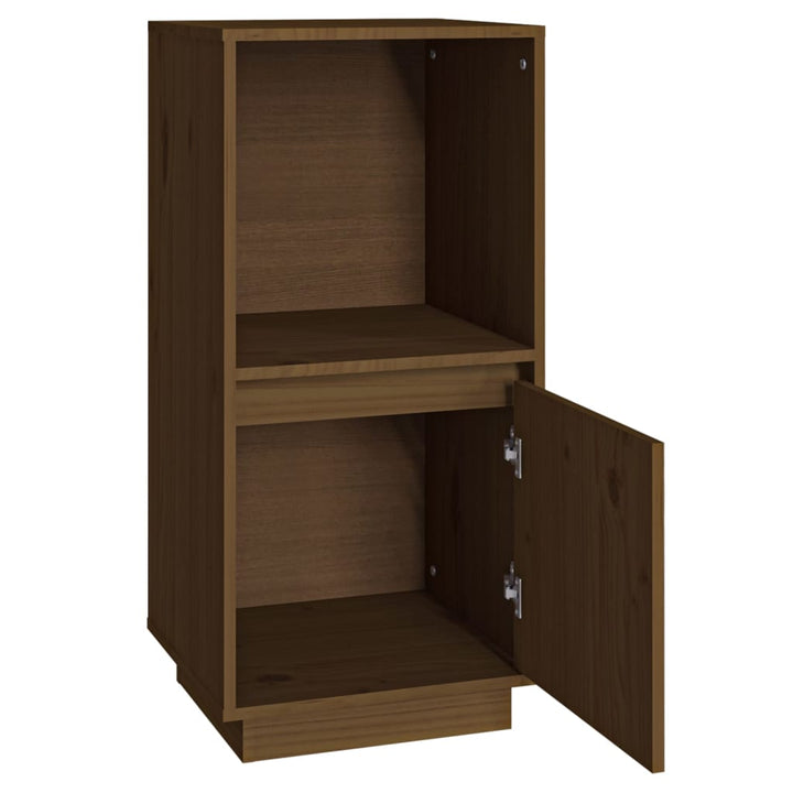 Dressoir 38x35x80 cm massief grenenhout honingbruin - Griffin Retail