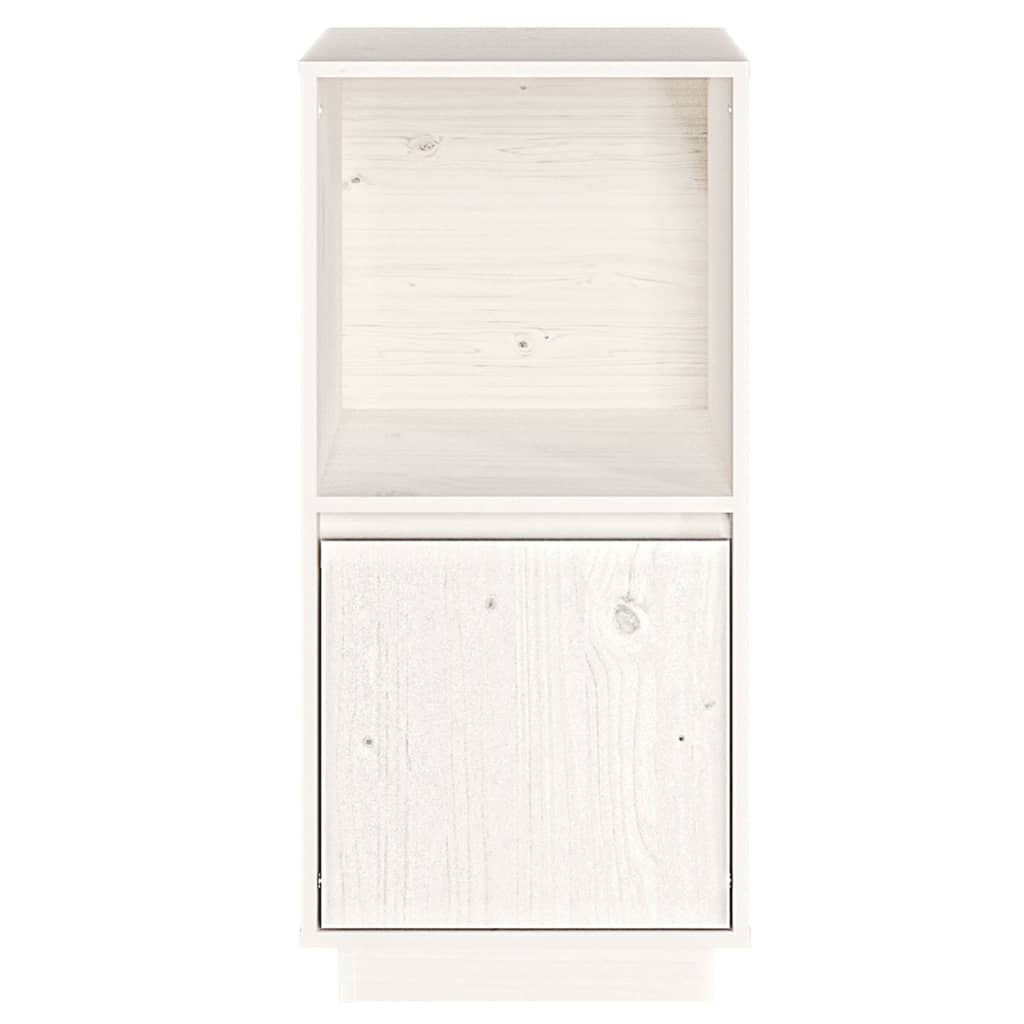 Dressoir 38x35x80 cm massief grenenhout wit - Griffin Retail