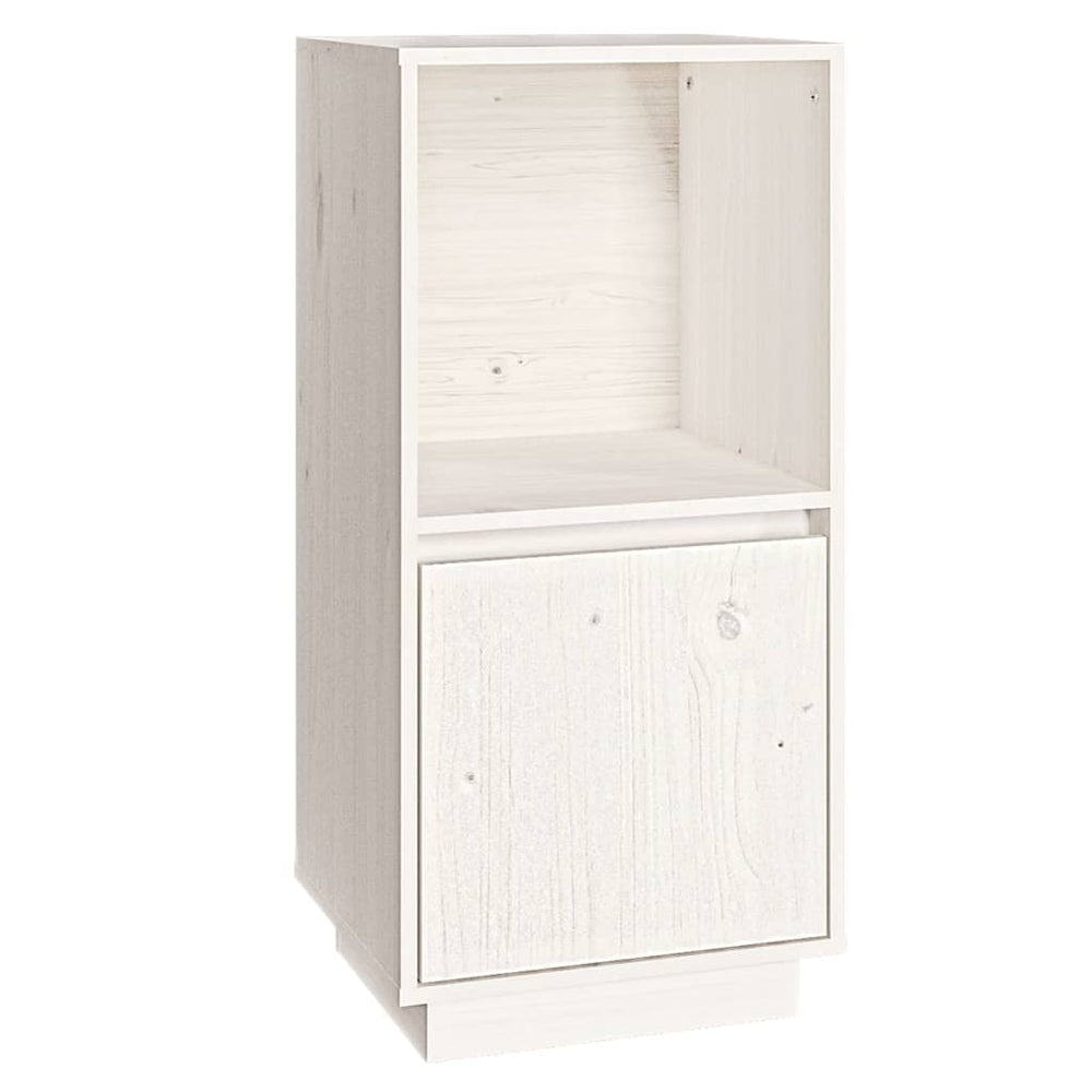 Dressoir 38x35x80 cm massief grenenhout wit - Griffin Retail