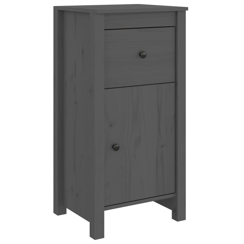 Dressoir 40x35x80 cm massief grenenhout grijs - Griffin Retail